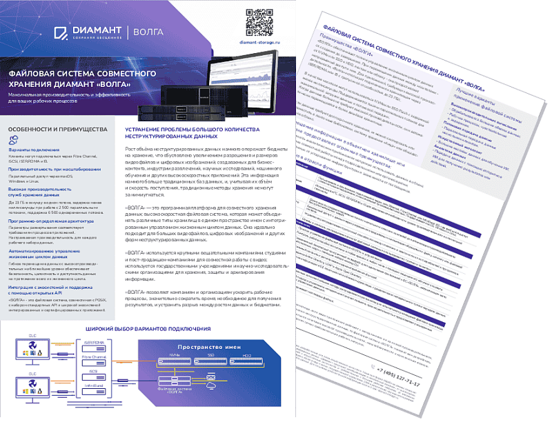 Файловая система совместного хранения «ВОЛГА»